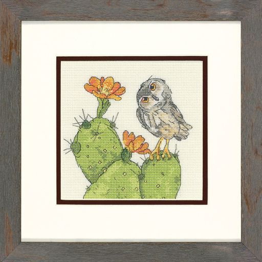 Набор для вышивания DIMENSIONS 70-65184 Колючая сова 15.2 x 15.2 см