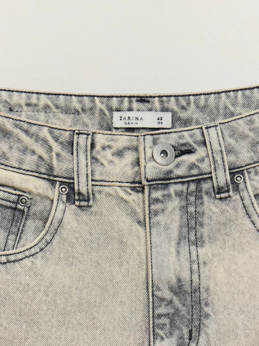 Джинсы barrel с высокой посадкой / Zarina  фото 8