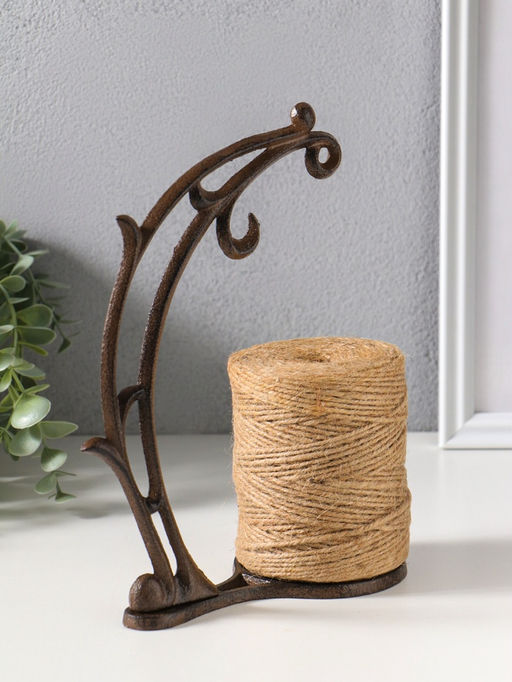 Сувенир катушка для ниток чугун с ножницами "Ветвь" 16,5х8,5х23,5 см