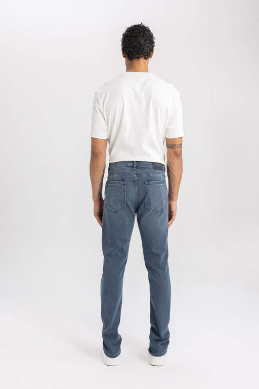 Pedro Slim Fit Джинсовые брюки узкого кроя с нормальной талией и узкими штанинами - Defacto фото 7