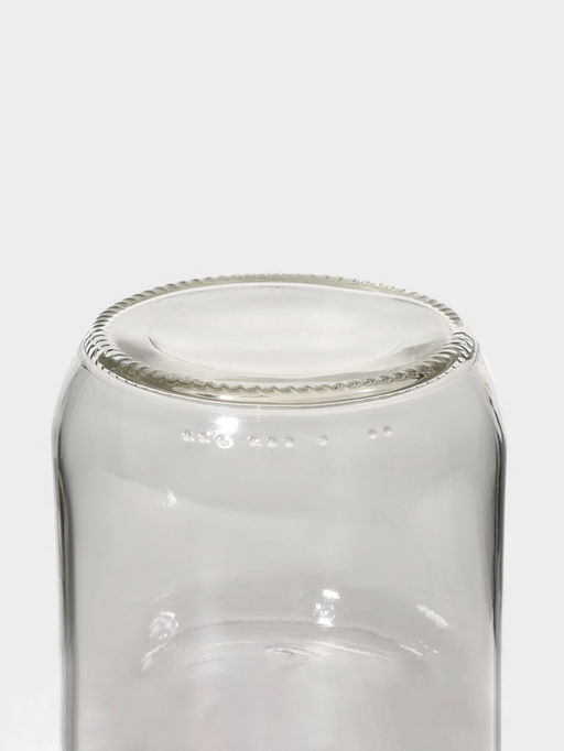 Банка для сыпучих «Вока», 380 мл, с металлической крышкой, стекло, прозрачная