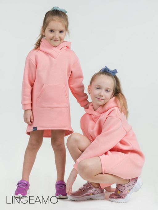 Детское платье-худи из футера с начёсом ВП-07 (6) - Lingeamo фото 11