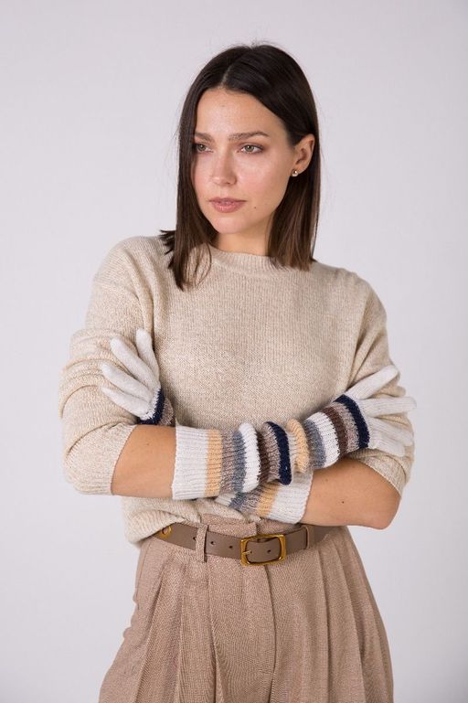 Перчатки из натуральной шерстью