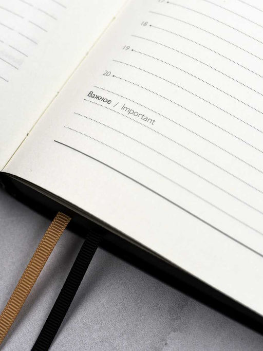 Ежедневник недатированный ESCALADA, А5+, 160 л., арт. 67184/ 10 САРИФ ЧЁРНЫЙ