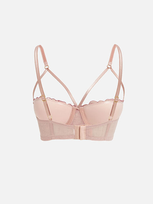 Balenli Dolgusuz Dantelli Fantezi Straplez S?tyen