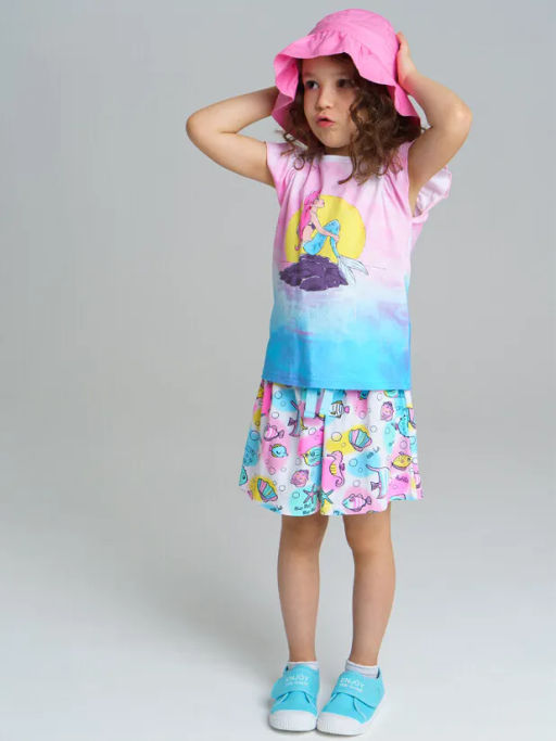 PlayToday / Панама текстильная для девочек  фото 2