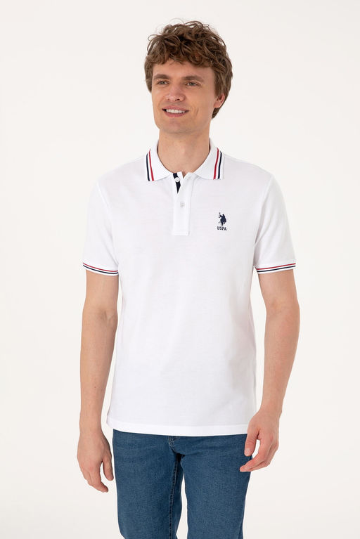 Erkek Beyaz Basic Ti__rt Sepette S_rpriz _ndirim - U.s. polo assn фото 3