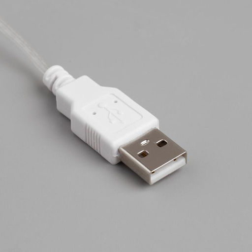 Гирлянда Мишура 5 м роса, IP20, серебристая нить, 100 LED, свечение мульти, USB - Luazon lighting фото 5