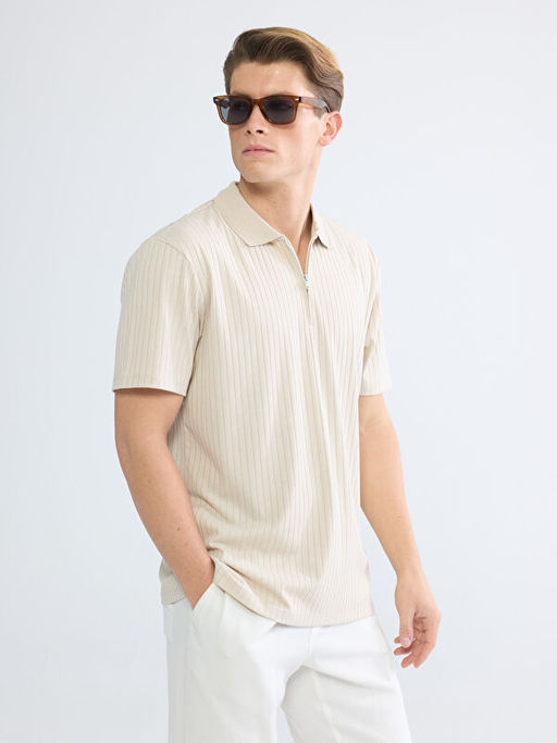 Polo Yaka ?izgili Erkek Ti??rt