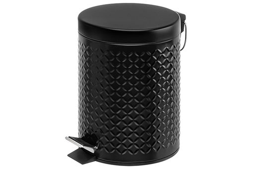 Контейнер для мусора 5 л 22,5*20*27,3 см Черный с педалью + ведро - Elan gallery фото 4