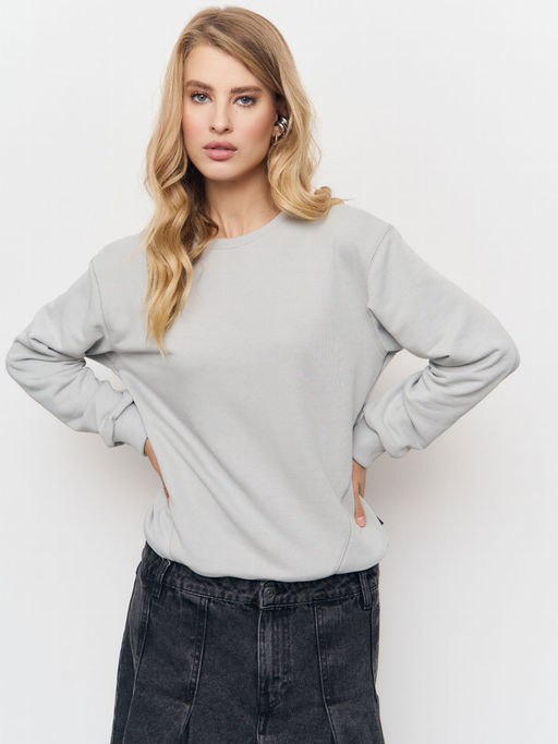 Толстовка женская 24234-477 футер стальной