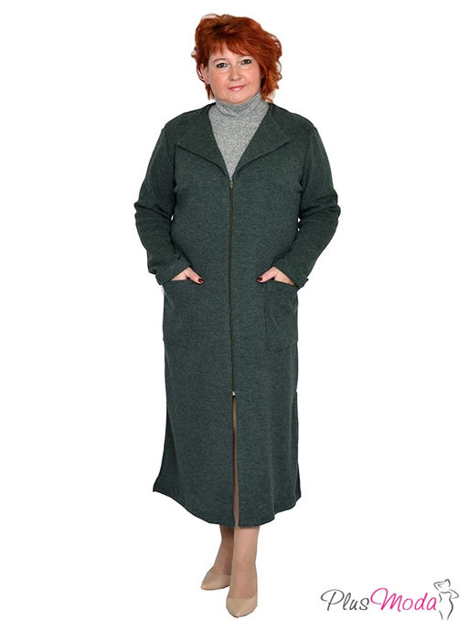 Кардиган Модель №1420 размеры 44-84 - Plusmoda фото 2