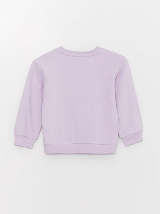 Bisiklet Yaka Minnie Mouse Bask?l? Uzun Kollu K?z ?ocuk Sweatshirt - Waikiki фото 3