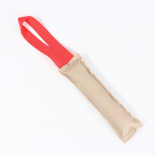 Игрушка-кусалка для собак с 1 ручкой, 20 х 5 см, холща - Пушистое счастье фото 2