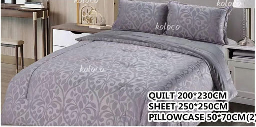 Одеяло с простыней и наволочками Koloco 08-806A Серый