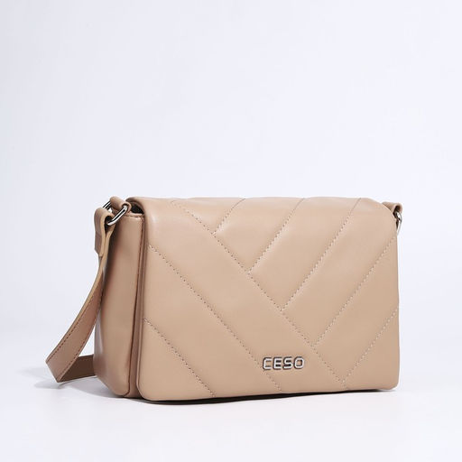 Сумка-мессенджер на магнитах, цвет бежевый - Simaland фото 3