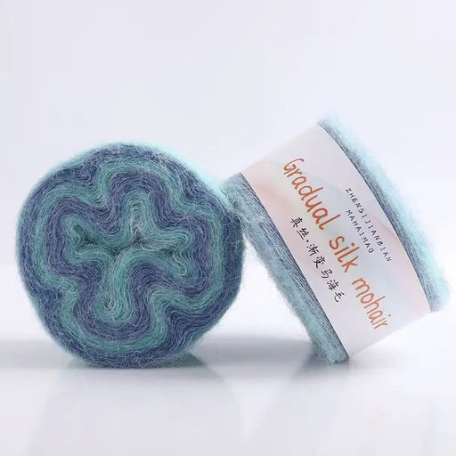 Цена за 4 мотков пряжи GRADUAL SILK MOHAIR