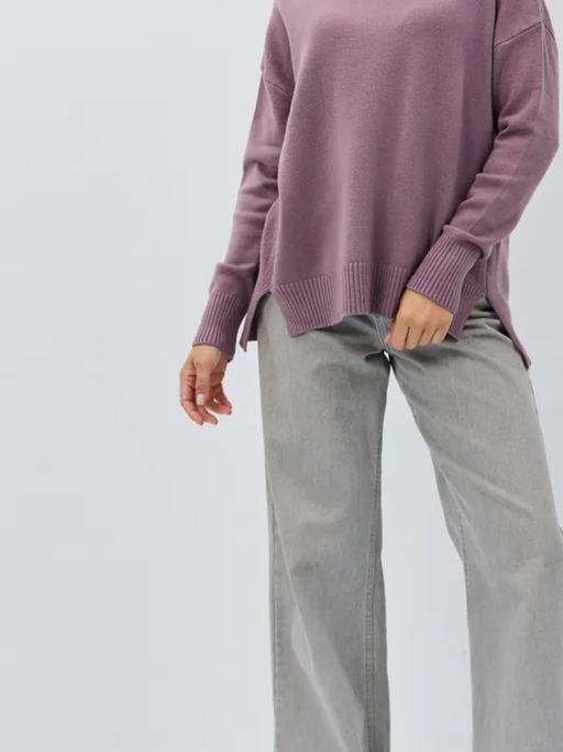 Свитер Дейн (сливовый) One Size - Nadi bordo фото 17