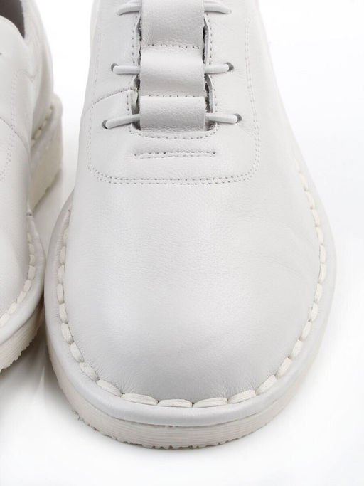 03-XKL23-038 WHITE Полуботинки женские (натуральная кожа)