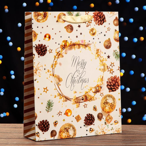 Пакет ламинированный вертикальный Новый Год!,33 х 42 х 10 см - UPAK LAND фото 4