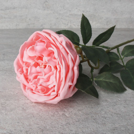 Цена за 1 шт. Цветок искусственный Пионовидная роза 59 см / GR-005 /уп 144/силикон - ГалеонТрейд фото 7