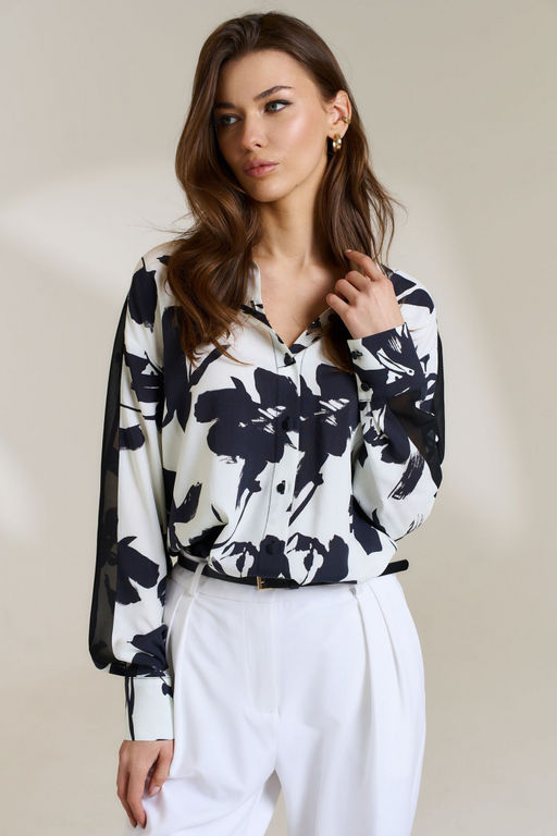 Блуза 0838 мультидизайн - Diliafashion фото 3