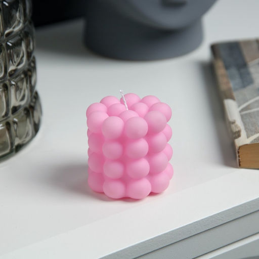 Светодиодная фигура «Свеча шарики» 5×5 см, батарейки AG13×3 (в комплекте), свечение теплое белое