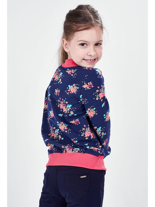 Джемпер на молнии UD 3535 синий - Mini maxi фото 2