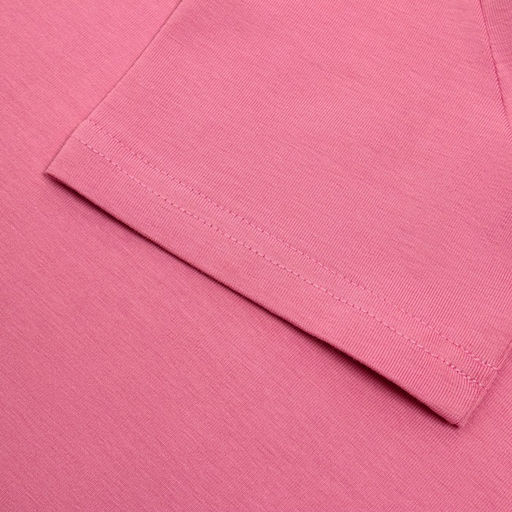 Футболка женская с вырезом лодочка MINAKU: Basic line, лиловая, размер 44