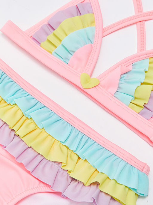 Esnek Kuma?tan K?z Bebek Bikini Tak?m? 2li - Waikiki фото 3