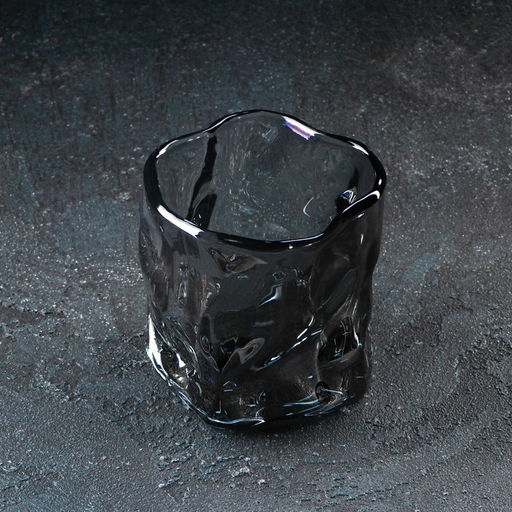 Стакан Magistro IceBar. Black, 250 мл, стекло, серый  фото 2