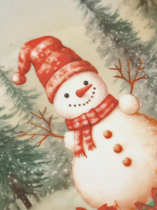 Посуда новогодняя «Новый Год», набор 4 предмета: тарелка