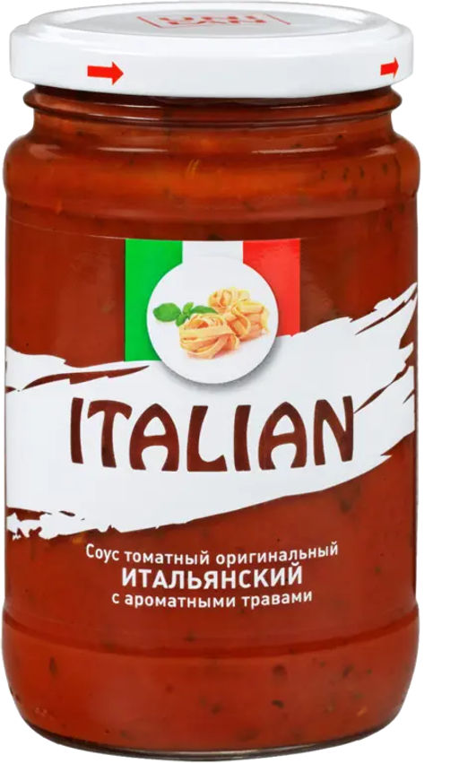 Соус томатный Итальянский с ароматными травами UNI DAN 350г ст/б