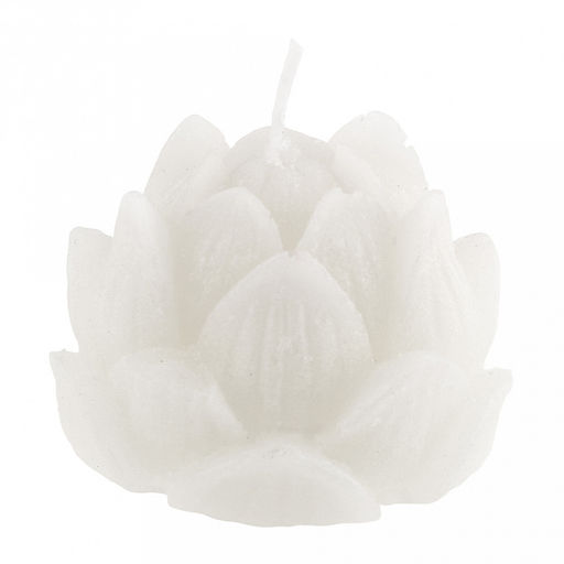 Свеча "Лотос" д6см, h5см, белый (Россия)