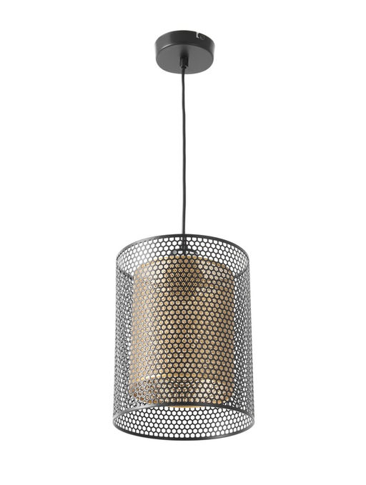 Светильник подвесной 10282/1, 1хE27, 60 Вт, чёрный