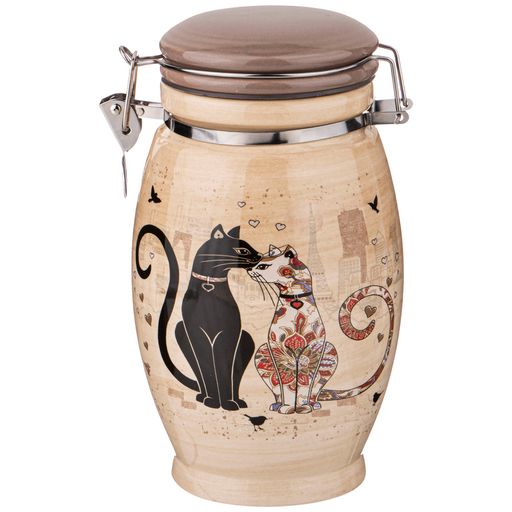 БАНКА AGNESS ПАРИЖСКИЕ КОТЫ 11,5*20 СМ 1100 МЛ  фото 3