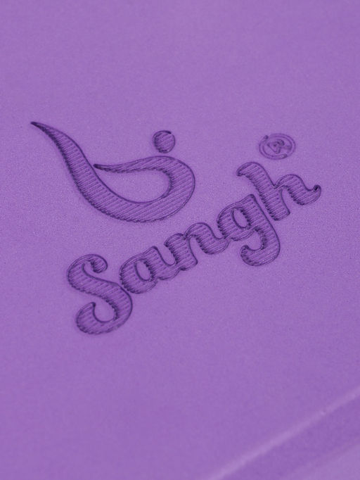 Блок для йоги 23×15×7.5 см, вес 120 г, фиолетовый