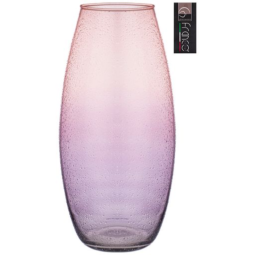 ВАЗА AMARRILYS VIOLET PINK DROPS ВЫСОТА 37СМ