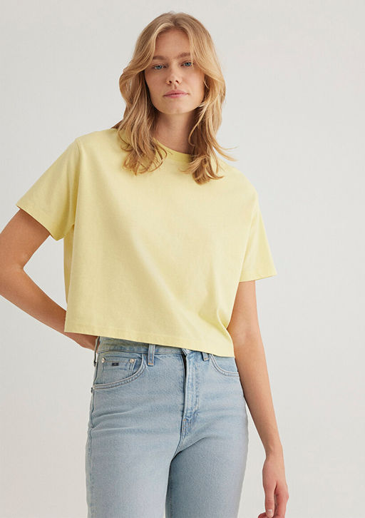 Bisiklet Yaka Sar? Basic Tisort