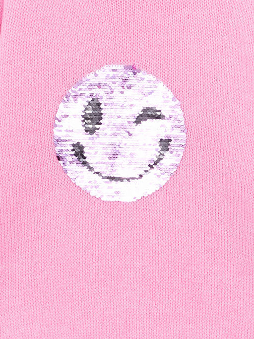 Bisiklet Yaka ?ift Y?nl? Payetli Uzun Kollu K?z ?ocuk Triko Kazak - Waikiki фото 2