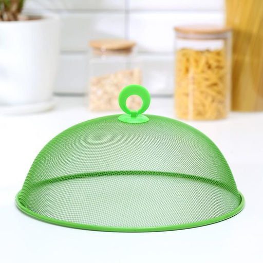 Крышка-сетка для продуктов Доляна Вкус, d=28 см, цвет МИКС  фото 3