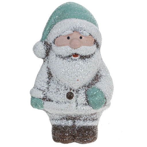 Фигурка декоративная "Снеговик" / "Дед Мороз" (блок 24шт), L4 W3 H7 см, 4в.
