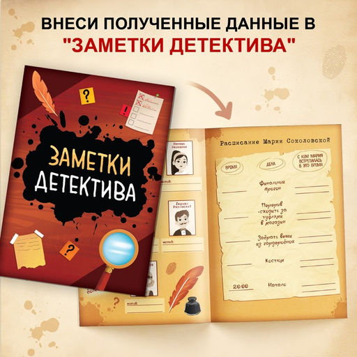 Цена за 2 шт. Книга-квест «Тайна сорванной премьеры. Раскрой это дело с помощью декодера»