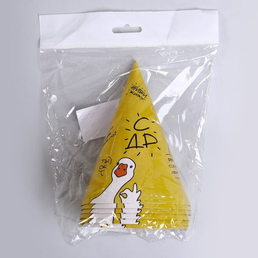 Колпак бумажный Гусь, в наборе 6 шт - Страна карнавалия фото 4