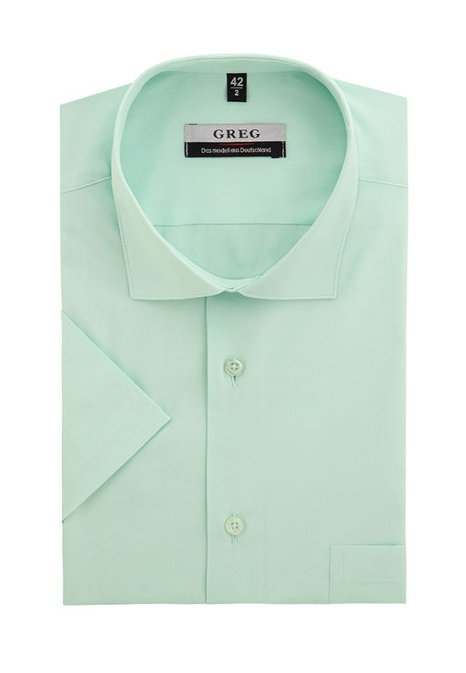 Сорочка мужская короткий рукав GREG 410/109/FR MINT  фото 2
