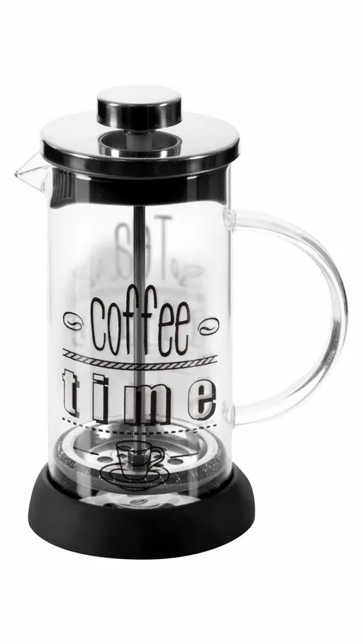 Чайник/кофейник (кофе-пресс) MOMENTO 600 мл из боросиликат. стекла с надписью на корпусе арт.007289 - Mallony фото 5