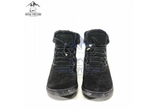 Сапоги зимние натуральная замша,натуральная овчина, литая подошва