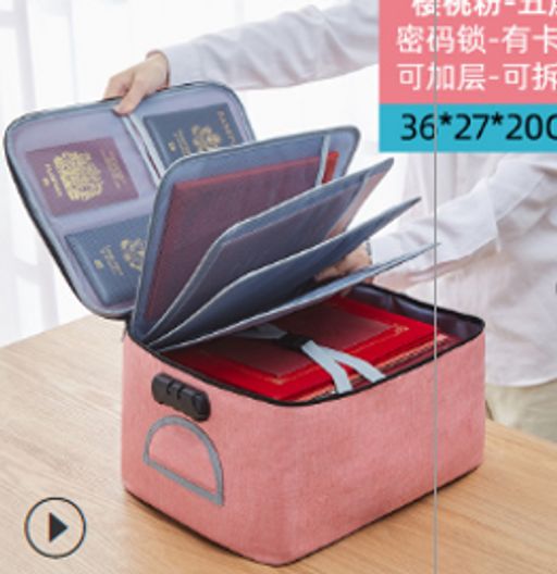 Большой органайзер для документов А4 с глубоким дном (4 вставки )