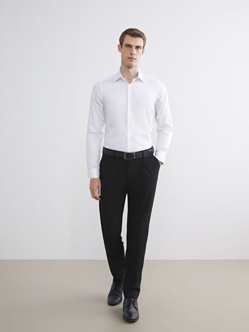 Slim Fit Uzun Kollu Erkek G?mlek