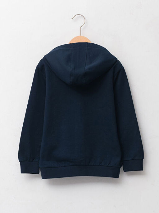 Kap??onlu Y?lba?? Temal? Uzun Kollu Erkek ?ocuk Fermuarl? Sweatshirt - Waikiki фото 2